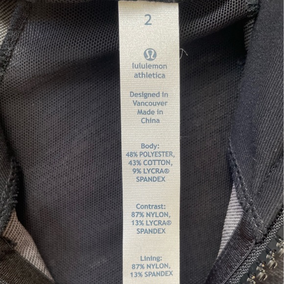 LULULEMON DARK GREY ZIP UP SWEATER (size: 2) - Picture 3 of 3